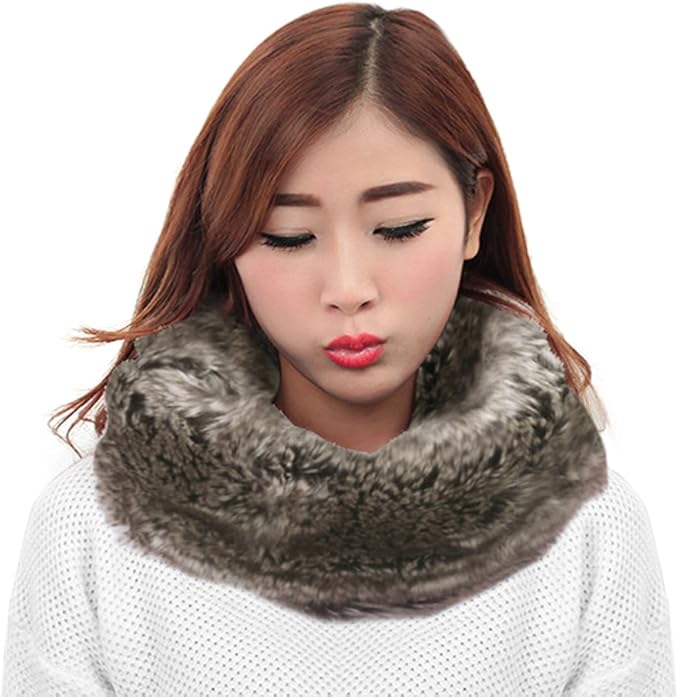 Amazon ネックウォーマー スヌード メンズ レディース ストール カップルマフラー ペアルック ショール ハーフ丈 秋冬用品 保温 防寒 柔軟 暖かい おしゃれ お出かけ用 アウトドア 豹柄 セックス もふもふ グレー ネックウォーマー 通販