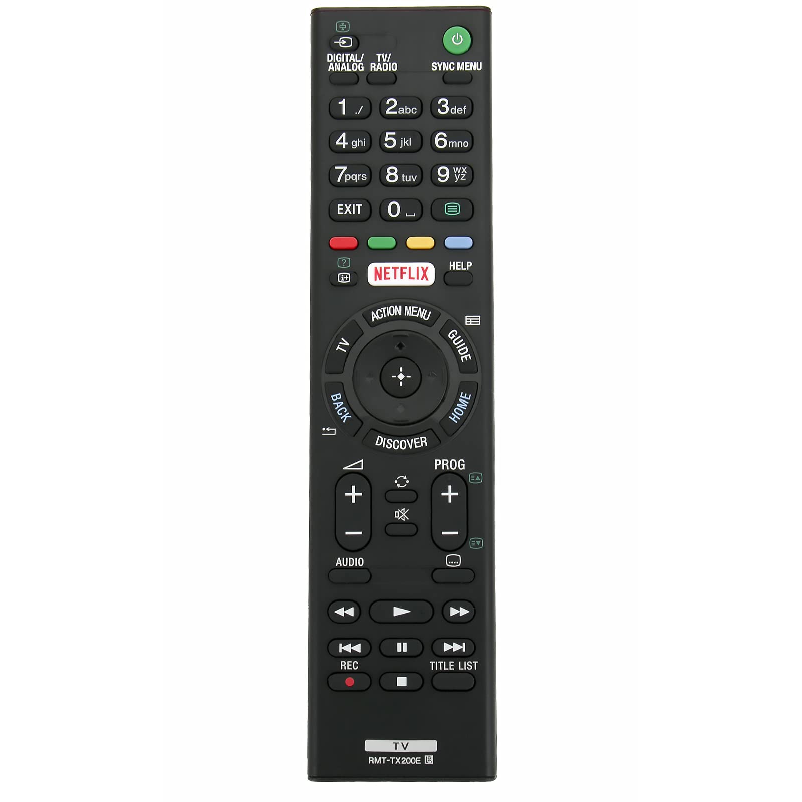 RMT-TX200E Replacement Remote Control Fit for Sony TV KD-49XD7004 KD-55XD7004 KD-65XD7504 KD-49XD7005 KD-50SD8005 KD-55XD7005 KD-65XD7505