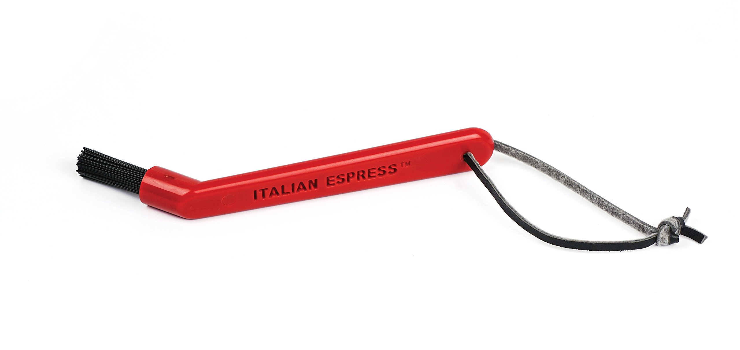 RSVP International Espresso Coffee Kitchen Cleaning Tool, Machine Brush, Red