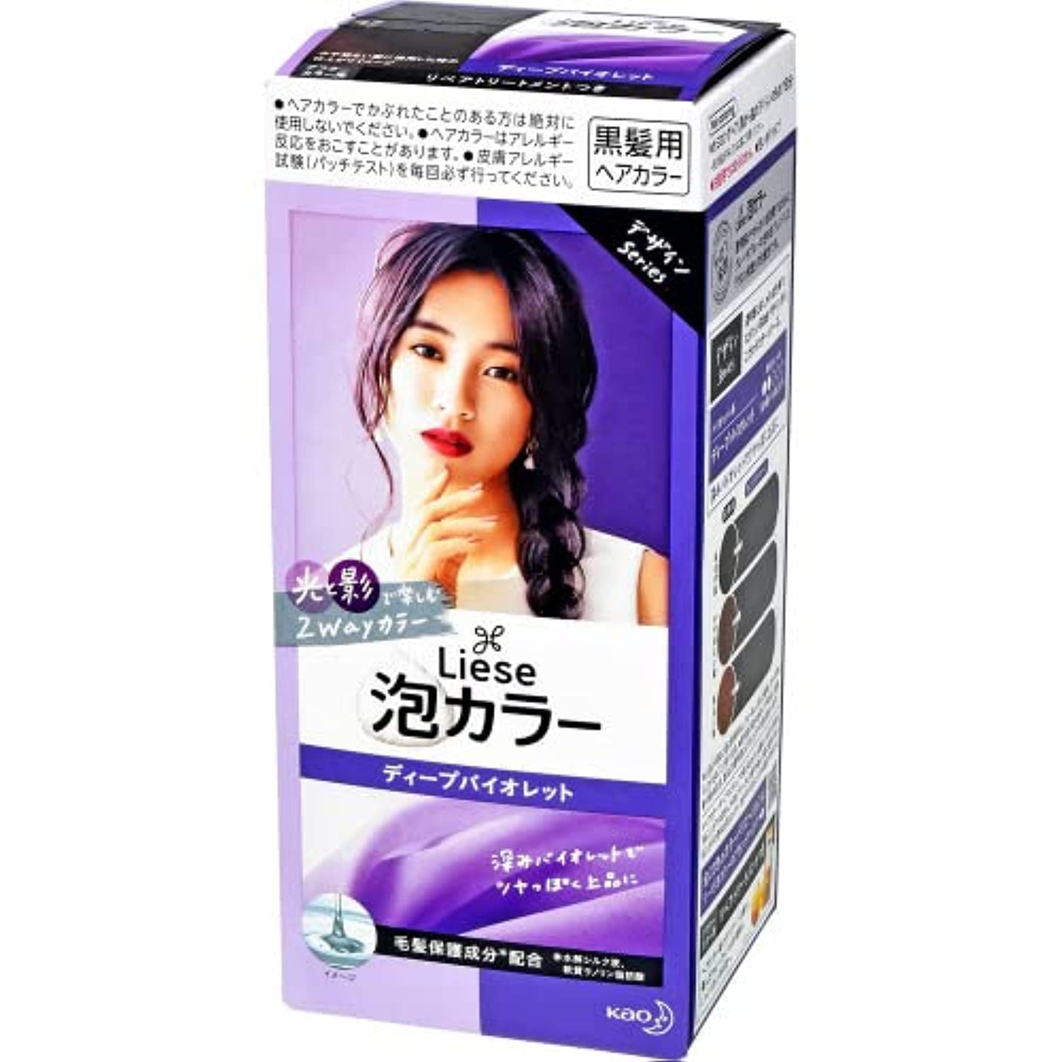 Kao Liese foam color deep violet