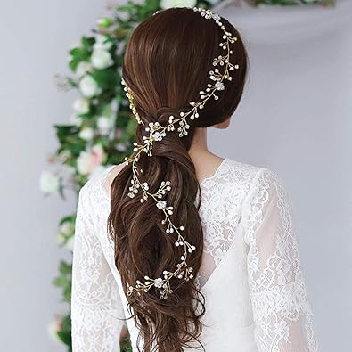 Buy Palay Wedding Hair Vine Long Bridal Headband Hair Accessories
