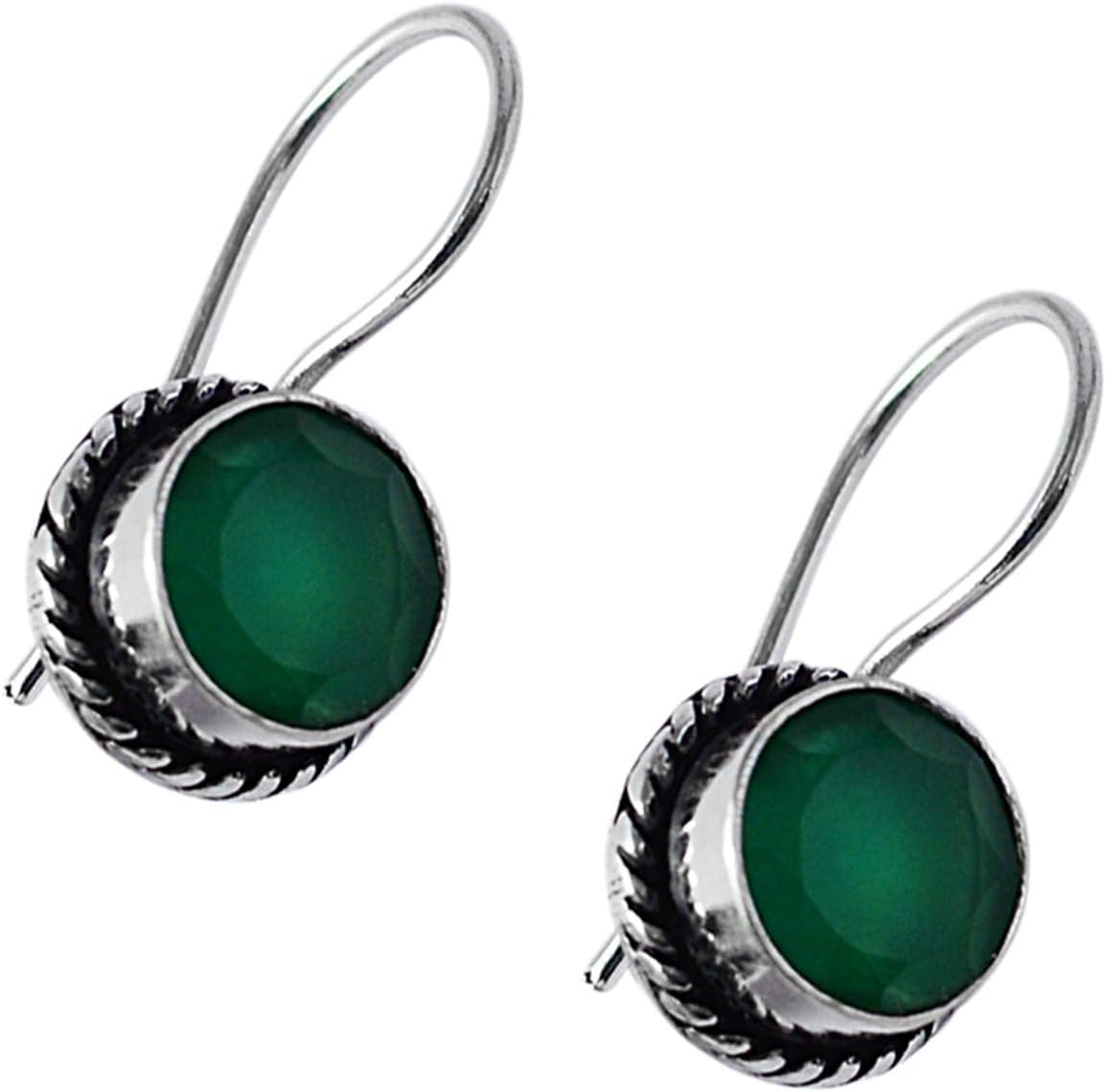 Silvesto India Silver Plated - Gemstone 925 Silver Plated Earring For Women & Girls