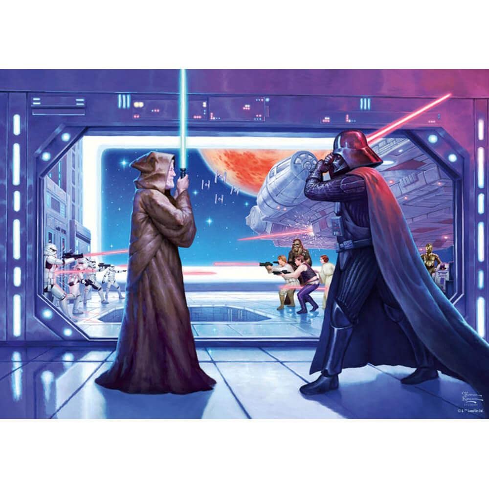 Schmidt Spiele, Thomas Kinkade: Disney Star Wars Obi Wan's Final Battle (1000 pc), Puzzle, Ages 12+ — image 1
