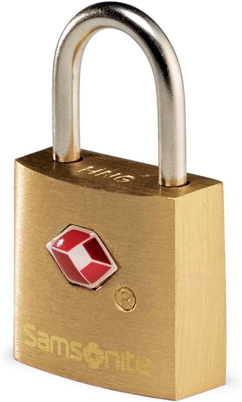  | Samsonite Travel Sentry 2-pack Key Locks, Brass | Luggage Locks