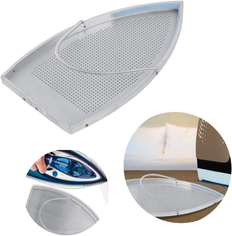 Yosoo Iron Shoe Cover, Teflon Iron Aid Board Iron Plate Cover Aluminum Protector Fabrics Cloth Heat Easy Fast, Non-Stick and Durable, 23 x12.3cm
