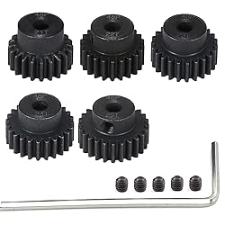 48P Hardened Steel Pinion Gear Set 3.175mm