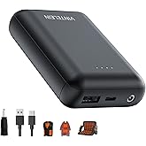 VINTELEIN 7.4V 5V Heated Vest Battery Pack 10000mAh - Rechargeable Power Bank for ORORO, Arris, Weamest, Waitcoss, ZKN & Other Electric Heating Vests/Jacket/Hoodie/Camping Chair/Stadium Seat Cushion