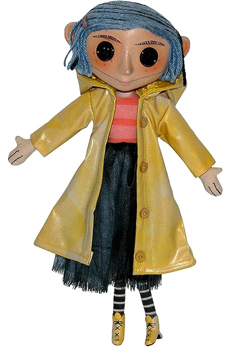 Parure De Bijoux Coraline 4 Pièces En Forme De Libellule - Épingle à Cheveux, Lunettes, Clé Et Collier - Accessoire Déguisement Et Décoration