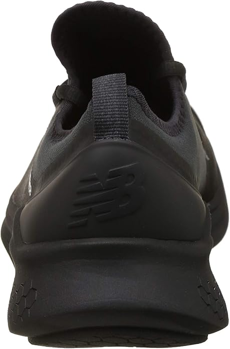 new balance men's fresh foam lazr sport shoes black with red & off white