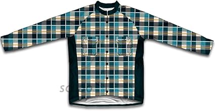 plaid cycling shirt
