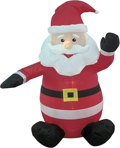 Amazon Com Bzb Goods 4 Foot Christmas Inflatable Santa Claus Blow