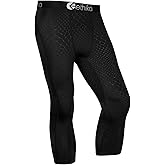 Ethika Men's Python Embossed 3/4 Tight | Black