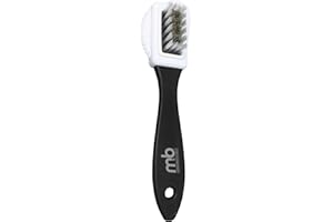 MONEYSWORTH & Best | Deluxe Suede Brush for Shoes | 4 Sided Design | Made in Germany