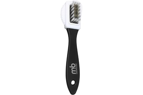 MONEYSWORTH & Best | Deluxe Suede Brush for Shoes | 4 Sided Design | Made in Germany
