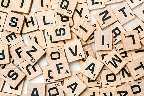 200 Scrabble Tiles - 2 Complete Sets - Perfect for Crafts and Scrapbooking