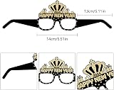 Runmeihe 12pcs New Year Eyeglasses 2025 Party Decorations & Photo Props view 4