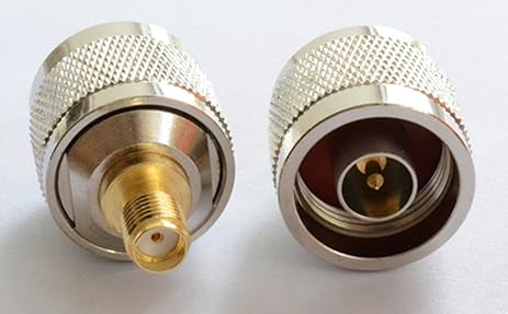 2pcs High Value N male to SMA female RF coaxial cable adapter Jack converter connector(
