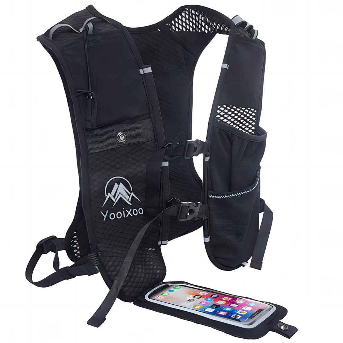 Running Vest for Women Men, Running Backpack Lightweight Hydration Pack With Touch Screen Phone Bag for Hiking Trail Running Cycling Race Marathon Essentials