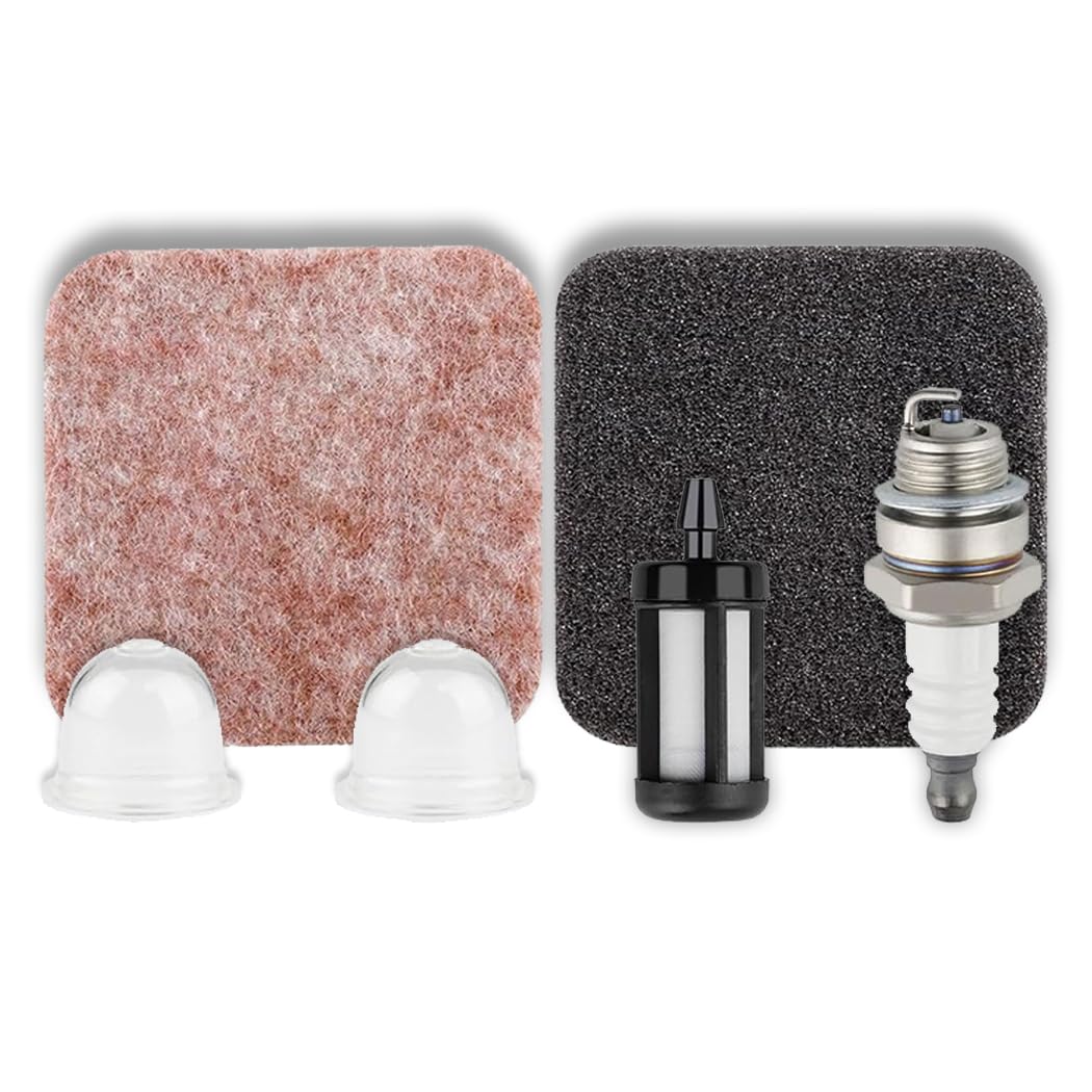 Photo 1 of FS85 FS80 Air Filter Primer Bulb Tune Up Kit for Stihl FS 85 FS80R FS85R BG75 BG72 HT75 HS75 HS80 FS74 FS75 FS76 FS85RX FS85T FC75 HL75 FR85 Trimmer Weedeater Brushcutters Parts, Replace 4137-124-2800