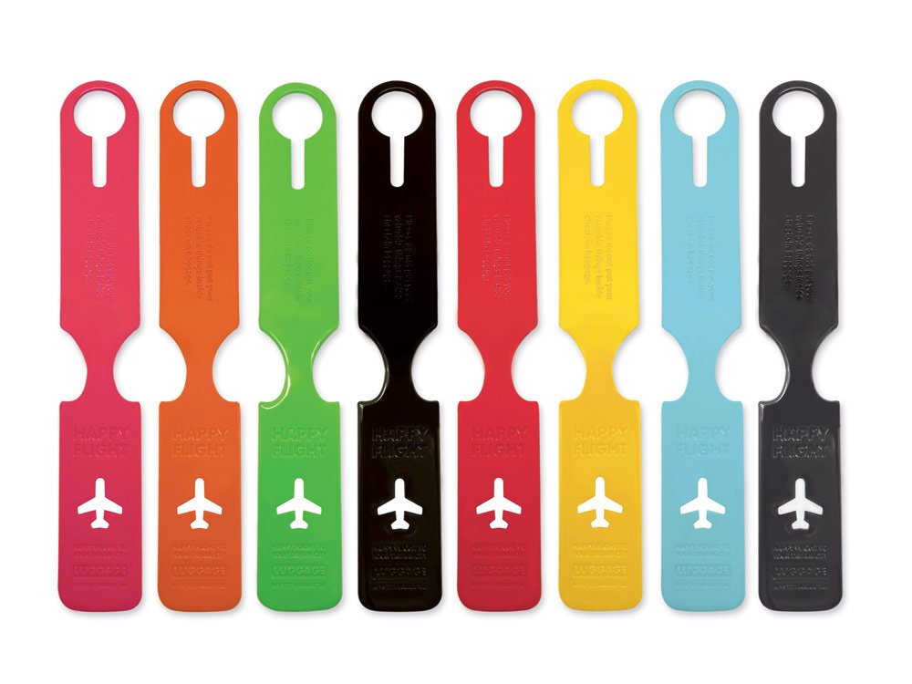 HF Petit Luggage Tag – Alife Design Luggage Pendant arancione