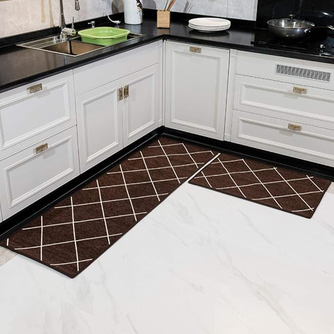 Juego de 2 alfombrillas de cocina Alfombrillas de decoración para el