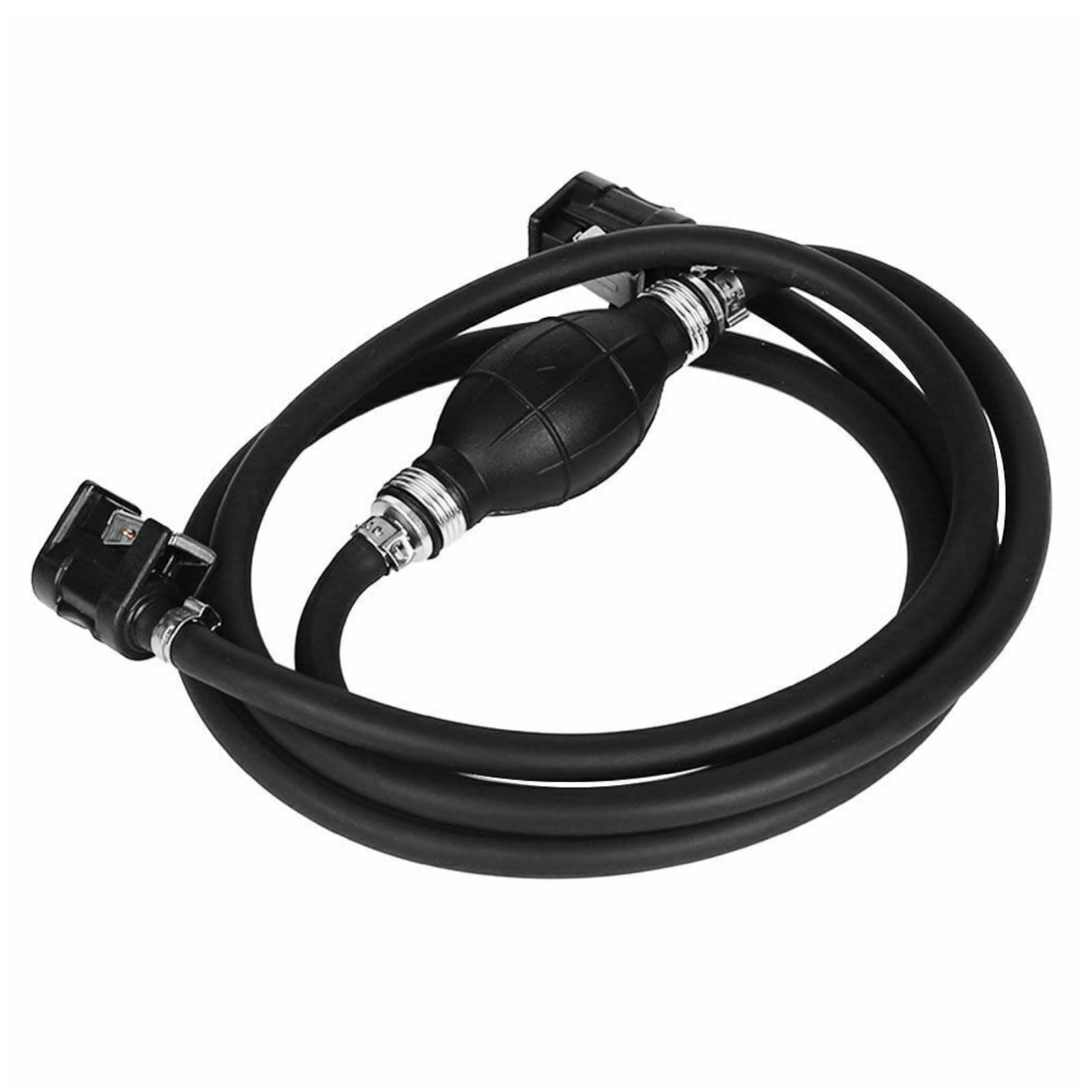 Photo 1 of SDDS 5/16 Inch 8mm 6.5 FT Complete Fuel Line Assembly for Yamaha Outboard Motor 4-200hp, 6Y1-24306-55, 61J-24306-04-00, 6Y2-24306-56.