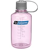 Nalgene Sustain Tritan BPA-Free Water Bottle Made with Material Derived from 50% Plastic Waste (Using ISCC Certified Mass Balance), 16 OZ, Narrow Mouth, Cosmo