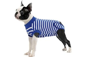 IDOMIK Recovery Suit for Dogs After Surgery, Soft Dog Surgery Suit for Female Dogs Cats, Small Medium Dog Onesie for Female Spay Surgery, Dog Cone Alternative Anti-Licking Abdominal Wound