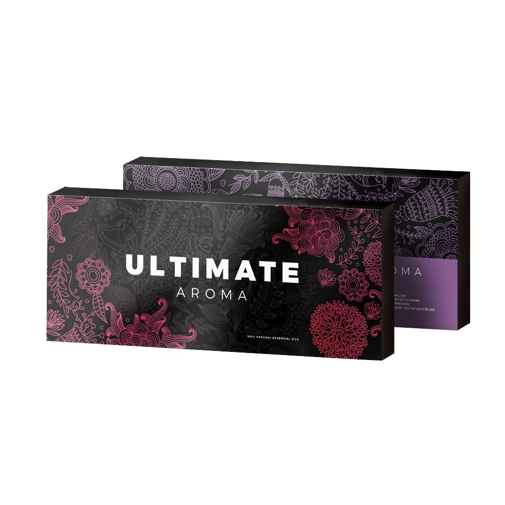 Ultimate Aroma Essential Oils, 100% Pure Therapeutic Grade Oils kit- Top 6 Aromatherapy Oils Gift Set - 6 10ML (Eucalyptus, Lavender, Lemon Grass, Orange, Peppermint, Tea Tree)