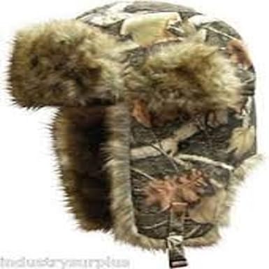 camo bomber hat