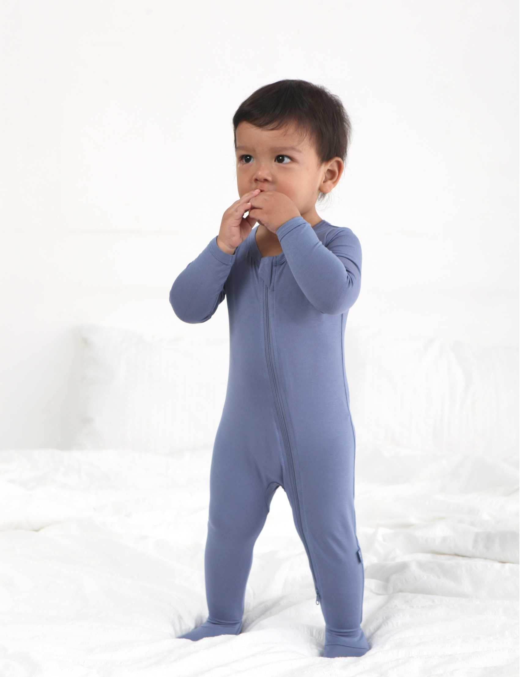 RRP Unisex Baby Footies Pajamas,Rayon Derived From Bamboo,Buttery Soft Sleep 'N Play PJs,2-Way Zipper Closure,0-18 Months