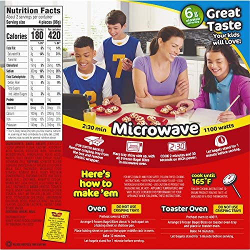 2 Bagel+Bites+Bagels+Cheese+Frozen