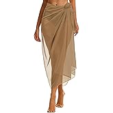 CHICGAL Sarong Wraps Swimsuit Coverup for Women Bathing Suit Cover Up Summer Bikini Beach Swimwear