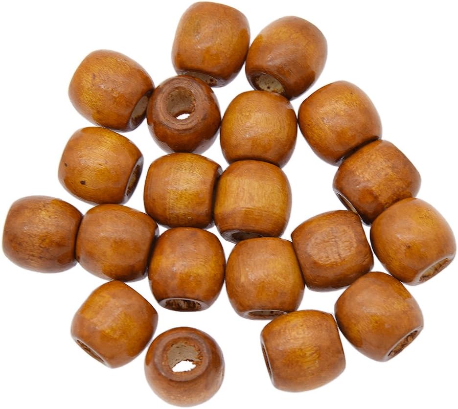 Amazon.com: Kesheng 20Pcs 8mm Wooden Hair Beads Loose Dreadlock