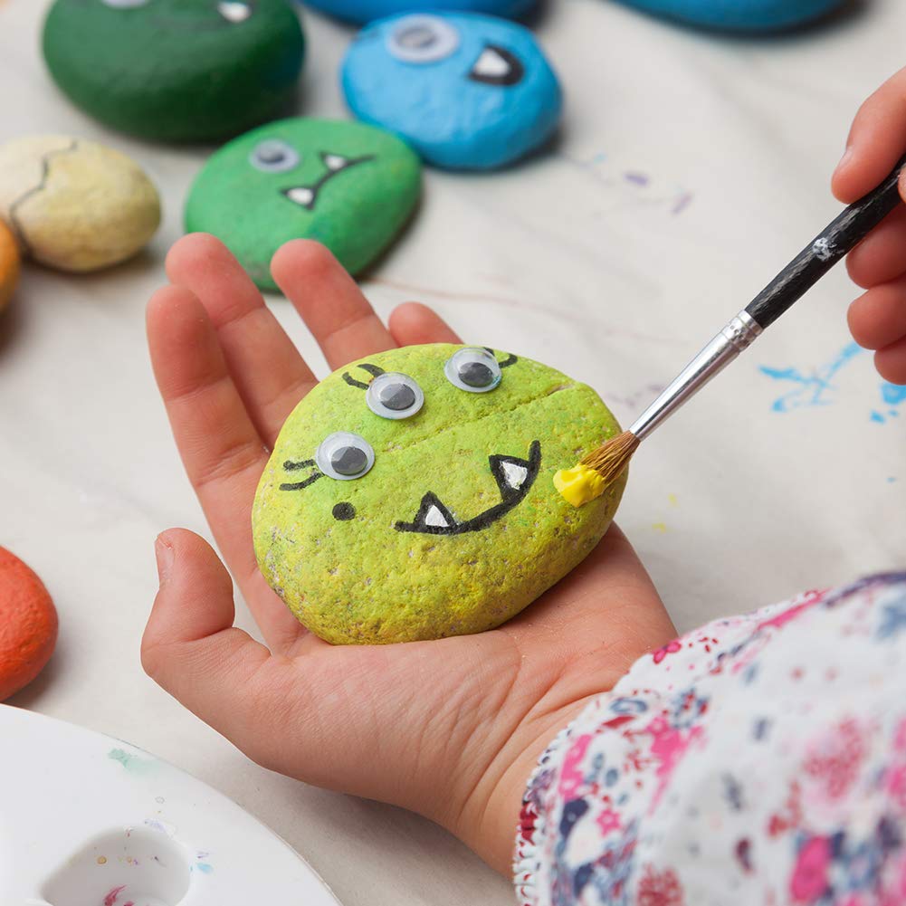 BigOtters Painting Rocks, 12 Rocks for Painting Kindness Rocks Range from About 2 to 3 inches, About 3.7 pounds of Rocks