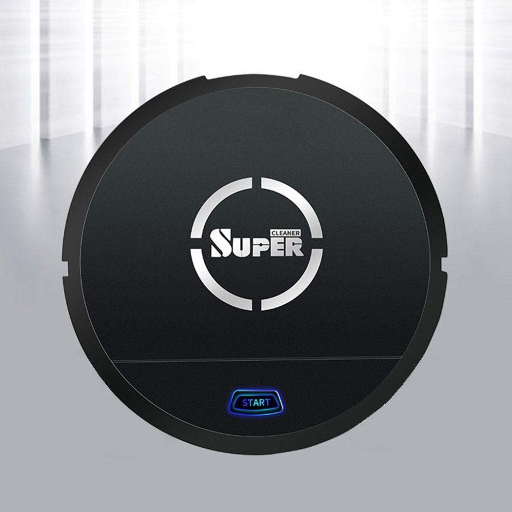 Robot Vacuum Cleaner [Mopping, Sweeping & Vacuuming], Smart Robotic Vacuum Automatic Sweeper with Remote for Pet Hair, Carpet, Hardwood Floors, Tile (Red)