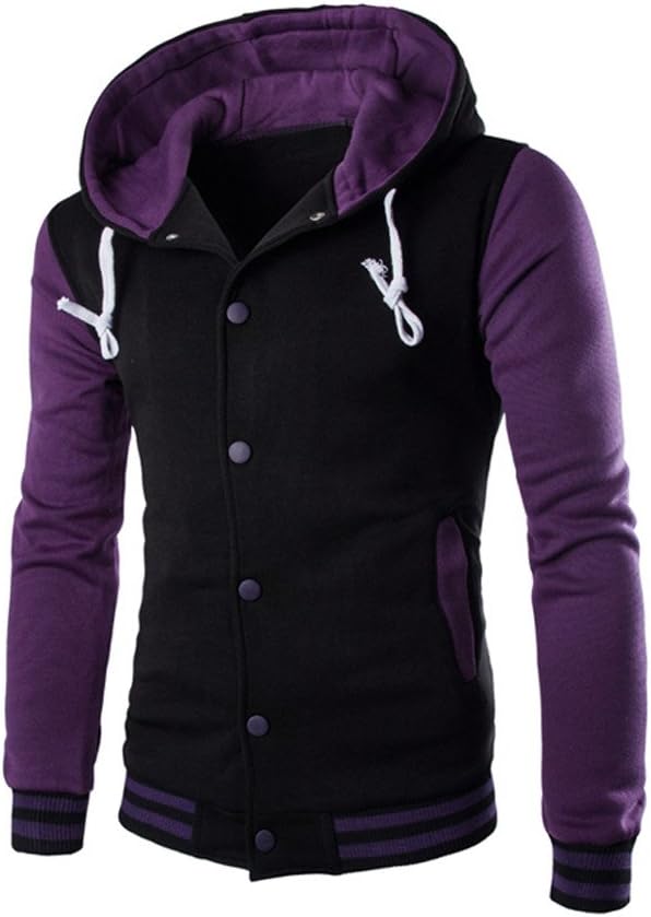 Autumn Winter Mens Jackets with Hoods Casual Smart Fashion Long Sleeve Coat Sale