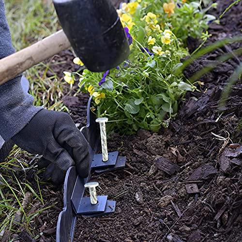 50/100/150 Pack 6" Artificial Turf Stakes Solid Galvanized NonRust Metal Garden Stakes Spiral