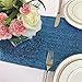 Koyal Wholesale Sequin Table Runner, 13 by 108-Inch, Turquoise