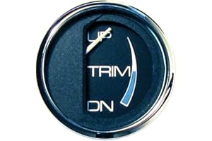 Faria 13707 Chesapeake Black Trim Gauge for Mercury Mariner