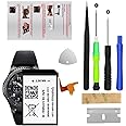 [500mAh]Replacement Battery for Samsung Gear S3 Frontier(SM-R760) and Gear S3 Classic, Upgraded Battery for SM-R770, BR760, R765, EB-BR760ABE, GH43-04699A with Professional DIY Repair Tools kit.