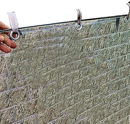 Tarpaulin Pvc Glass Clear 0 5mm Thicken Heavy Duty Outdoor Garden