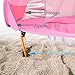 BATTOP Baby Pool Tent Pop Up Beach Sun Shelter With UV Protection (Pink)