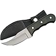 Szco Supplies 211187 Full Tang Short Skinning Knife, Stainless Steel, 6.25 inch