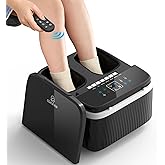 COMFIER Shiatsu Foot Massager with Heat, Foot Massager for Neuropathy Plantar Fasciitis, Feet Massage Machine with Deep Kneading Rolling Compression and Remote Control