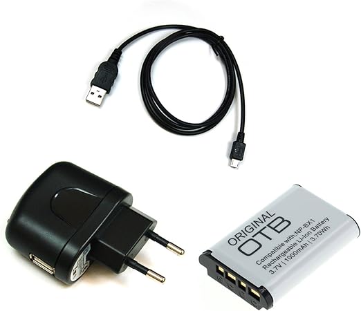 Echo Dot Cavo Micro USB Per Fotocamere Sony E Canon - 1m, Ricarica Rapida 2.4A E Sincronizzazione Dati Cavo Sony Cyber Shot - Foto 3