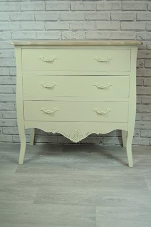 Four Seasons Chest Of Drawers Shabby Chic Style 3 Drawer French