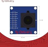 AZDelivery OV7670 Camera Module 640x480 VGA Arduino Compatible w/ E-Book view 7