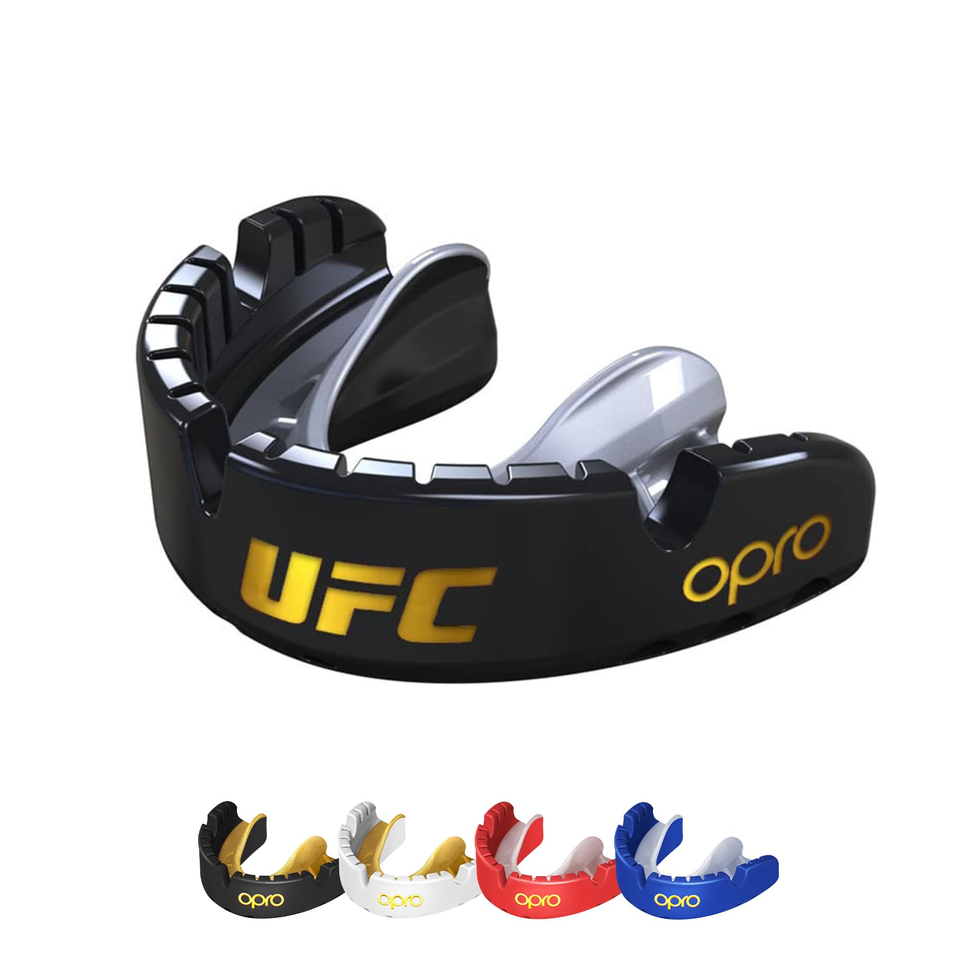 OPRO Gold Level Mouthguard for Braces Premium Fit – Gum Shield Adult (Age 10+) – OPRO Mouth Guard Boxing and MMA, Easy Self-Fit Gum Shield Rugby and Hockey – Premium Protection with Dental Warranty — image 1