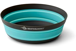 Sea to Summit Frontier Ultralight Collapsible Bowl, Medium (23 fl oz), Aqua Sea Blue